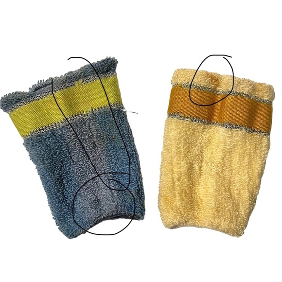 Vintage 1960s Mid Century Set of 8 Terrycloth Cola-Jacs Hi-Jac Cup Cozy - Picture 7 of 8